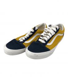 VANS（ヴァンズ）の古着「ローカットスニーカー」｜イエロー×ネイビー