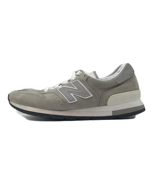 NEW BALANCE（ニューバランス）NEW BALANCE (ニューバランス) ローカットスニーカー グレー×ホワイト サイズ:28㎝の古着・服飾アイテム