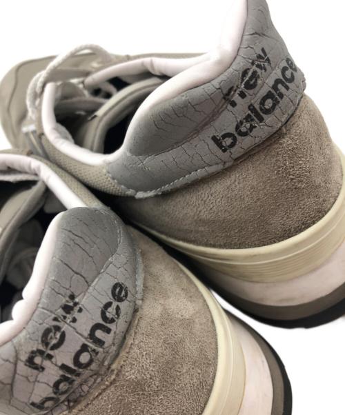 NEW BALANCE（ニューバランス）NEW BALANCE (ニューバランス) ローカットスニーカー グレー×ホワイト サイズ:28㎝の古着・服飾アイテム