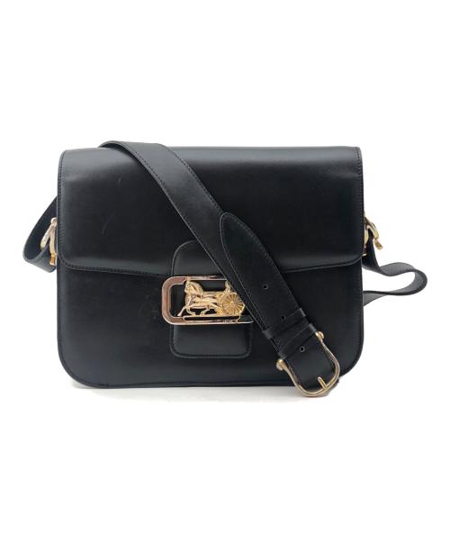CELINE（セリーヌ）CELINE (セリーヌ) ショルダーバッグ ブラックの古着・服飾アイテム