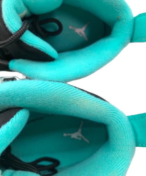 NIKE（ナイキ）NIKE (ナイキ) ハイカットスニーカーGS Air Jordan12 Retro Hyper Jade  ブラック×グリーン サイズ:25cmの古着・服飾アイテム