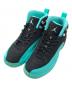 NIKE（ナイキ）の古着「ハイカットスニーカーGS Air Jordan12 Retro Hyper Jade 」｜ブラック×グリーン