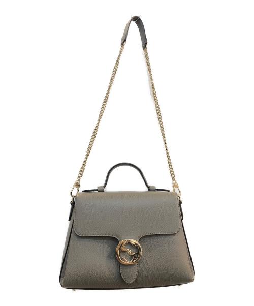 GUCCI（グッチ）GUCCI (グッチ) ショルダーバッグ グレーの古着・服飾アイテム