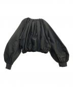 MAISON SPECIALメゾンスペシャル）の古着「長袖ブラウス」｜ブラック