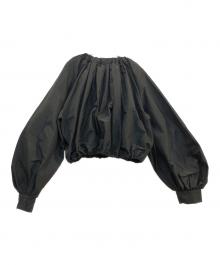 MAISON SPECIAL（メゾンスペシャル）の古着「長袖ブラウス」｜ブラック