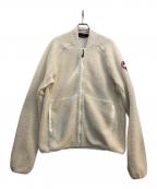 CANADA GOOSEカナダグース）の古着「フリースジャケット」｜アイボリー