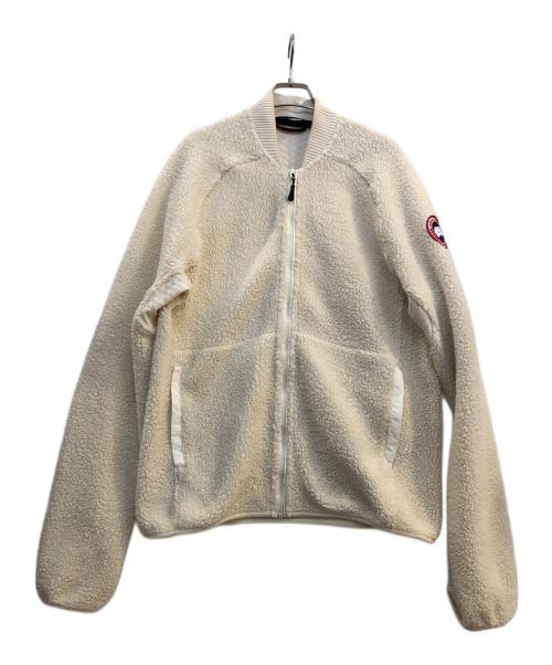 CANADA GOOSE（カナダグース）CANADA GOOSE (カナダグース) フリースジャケット アイボリー サイズ:Lの古着・服飾アイテム