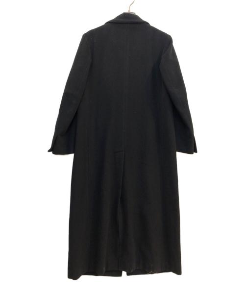 yohji yamamoto+noir（ヨウジヤマモトプリュスノアール）yohji yamamoto+Noir (ヨウジヤマモトプリュスノアール) ウールコート ブラック サイズ:1の古着・服飾アイテム