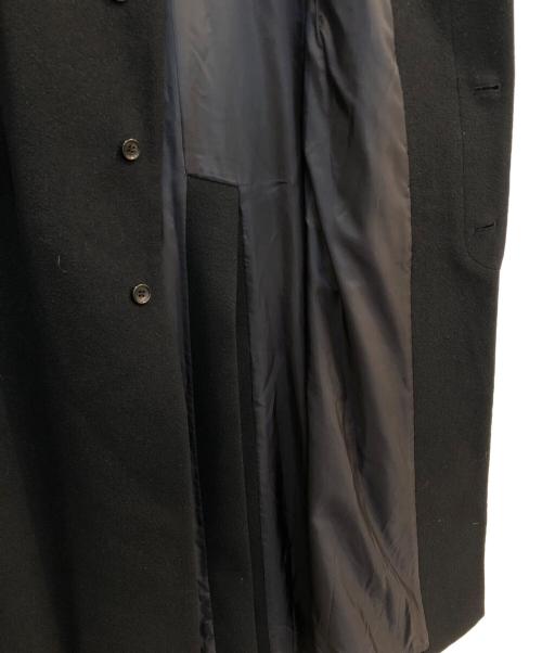 yohji yamamoto+noir（ヨウジヤマモトプリュスノアール）yohji yamamoto+Noir (ヨウジヤマモトプリュスノアール) ウールコート ブラック サイズ:1の古着・服飾アイテム