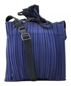 中古・古着通販】ISSEY MIYAKE (イッセイミヤケ) プリーツ 巾着バッグ