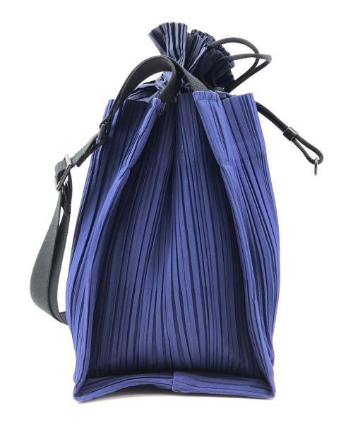 PLEATS PLEASE（プリーツプリーズ）PLEATS PLEASE (プリーツプリーズ) ショルダーバッグ ネイビーの古着・服飾アイテム