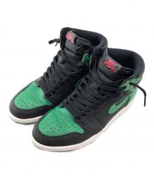 NIKE（ナイキ）の古着「ハイカットスニーカー」｜ブラック×グリーン