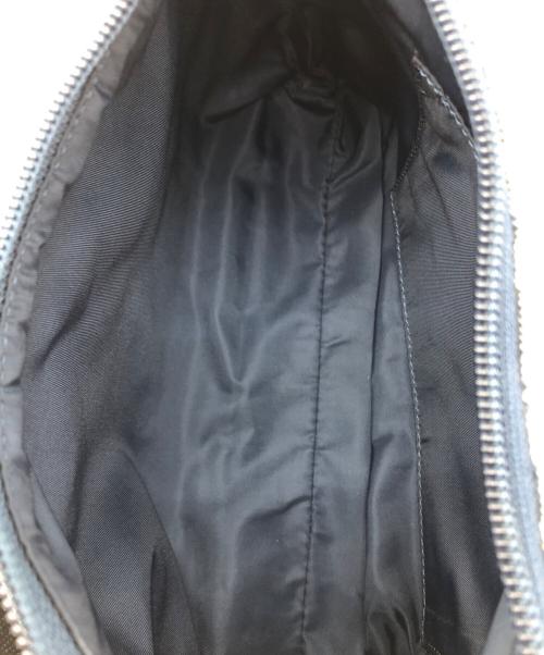 Christian Dior（クリスチャン ディオール）Christian Dior (クリスチャン ディオール) ハンドポーチ グレー×ネイビーの古着・服飾アイテム