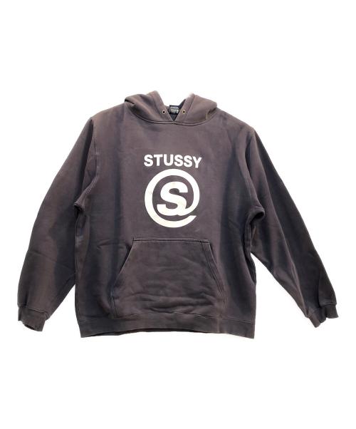 stussy（ステューシー）stussy (ステューシー) プルオーバーパーカー ネイビー サイズ:Largeの古着・服飾アイテム