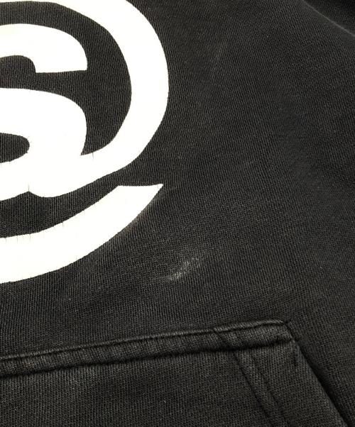 stussy（ステューシー）stussy (ステューシー) プルオーバーパーカー ネイビー サイズ:Largeの古着・服飾アイテム