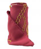 CHANELシャネル）の古着「チェーン柄シルクスカーフ」｜レッド