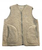 Snow peakスノーピーク）の古着「ボアベスト」｜アイボリー