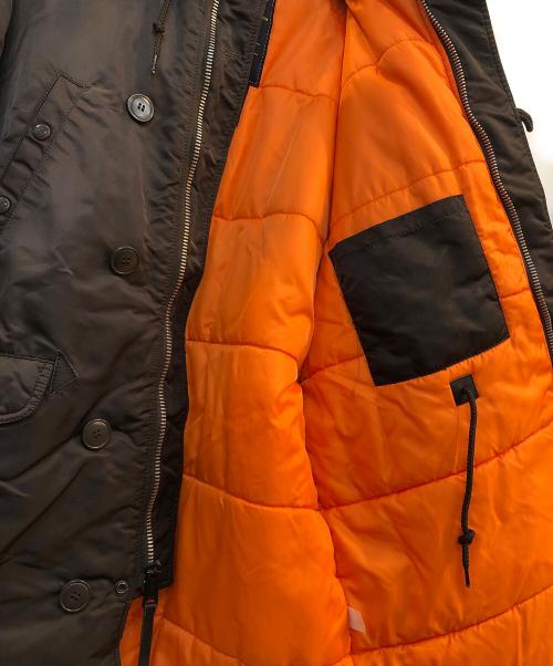 ALPHA INDUSTRIES（アルファインダストリーズ）ALPHA INDUSTRIES (アルファインダストリーズ) フライトジャケット　1615-573-8335 ブラウン サイズ:Lの古着・服飾アイテム