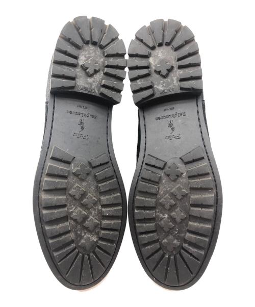 POLO RALPH LAUREN（ポロ・ラルフローレン）POLO RALPH LAUREN (ポロ・ラルフローレン) サイドゴアブーツ ブラック サイズ:31.5cmの古着・服飾アイテム