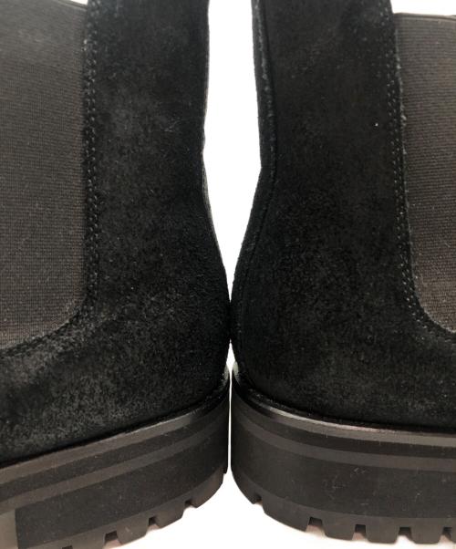 POLO RALPH LAUREN（ポロ・ラルフローレン）POLO RALPH LAUREN (ポロ・ラルフローレン) サイドゴアブーツ ブラック サイズ:31.5cmの古着・服飾アイテム