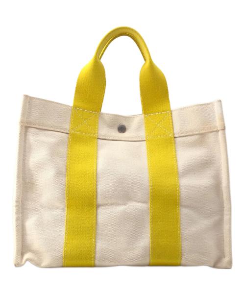 HERMES（エルメス）HERMES (エルメス) キャンバストートバッグ　ボラボラの古着・服飾アイテム