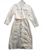 LOUNIEルーニー）の古着「デニムワンピース」｜ホワイト