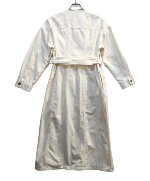 LOUNIE（ルーニー）LOUNIE (ルーニー) デニムワンピース ホワイト サイズ:Mの古着・服飾アイテム