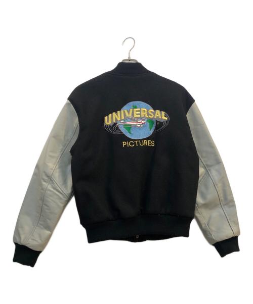 UNIVERSAL STUDIOS Hollywood（ユニバーサル・スタジオ・ハリウッド）UNIVERSAL STUDIOS Hollywood (ユニバーサル・スタジオ・ハリウッド) スタジャン ブラック サイズ:MEDIUMの古着・服飾アイテム