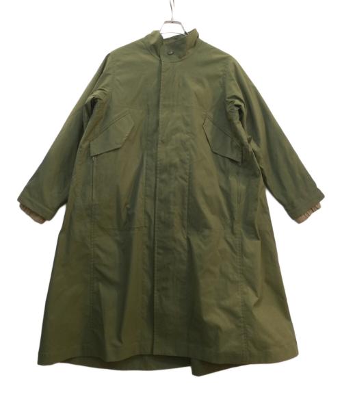 lelill（レリル）lelill (レリル) バックタックモッズコート オリーブ サイズ:Mの古着・服飾アイテム