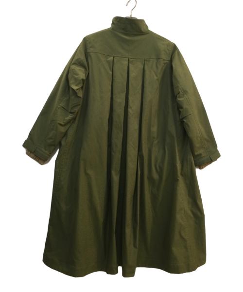lelill（レリル）lelill (レリル) バックタックモッズコート オリーブ サイズ:Mの古着・服飾アイテム