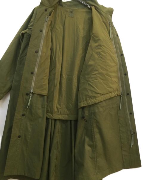lelill（レリル）lelill (レリル) バックタックモッズコート オリーブ サイズ:Mの古着・服飾アイテム