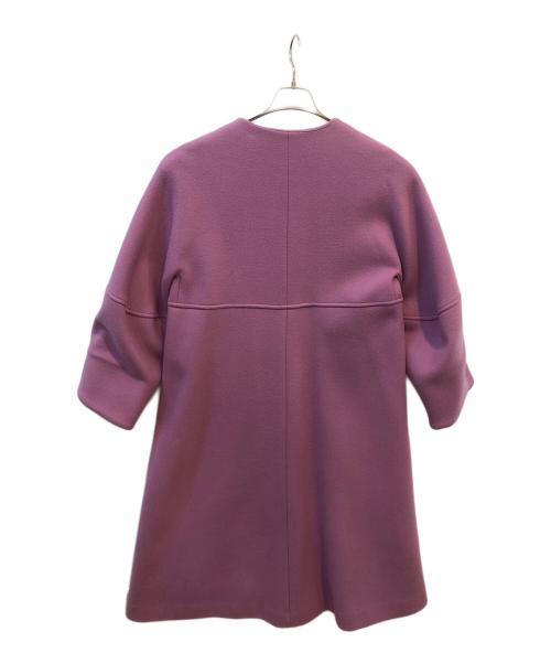Loulou Willoughby（ルルウィルビー）Loulou Willoughby (ルルウィルビー) ウールコート パープル サイズ:2の古着・服飾アイテム