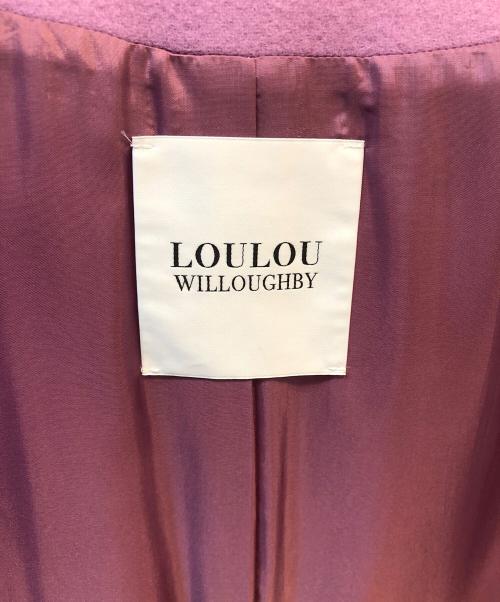 Loulou Willoughby（ルルウィルビー）Loulou Willoughby (ルルウィルビー) ウールコート パープル サイズ:2の古着・服飾アイテム