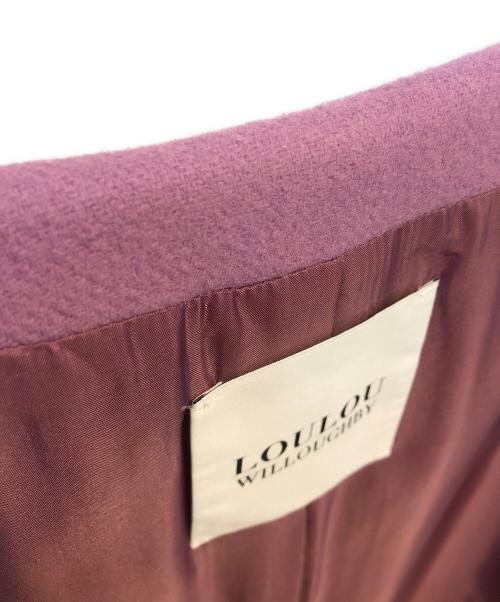 Loulou Willoughby（ルルウィルビー）Loulou Willoughby (ルルウィルビー) ウールコート パープル サイズ:2の古着・服飾アイテム