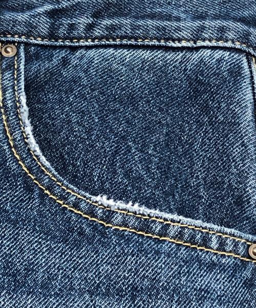 Spick and Span（スピックアンドスパン）Spick and Span (スピックアンドスパン) ワイドデニムパンツ ネイビー サイズ:W29の古着・服飾アイテム