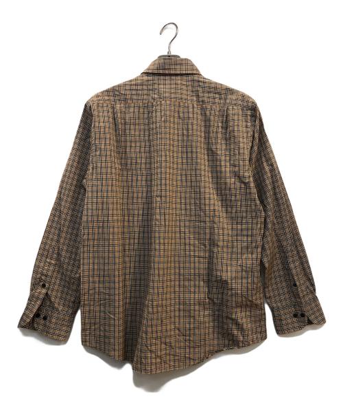 BURBERRY BLACK LABEL（バーバリーブラックレーベル）BURBERRY BLACK LABEL (バーバリーブラックレーベル) 長袖シャツ ベージュ×ブラック サイズ:3の古着・服飾アイテム