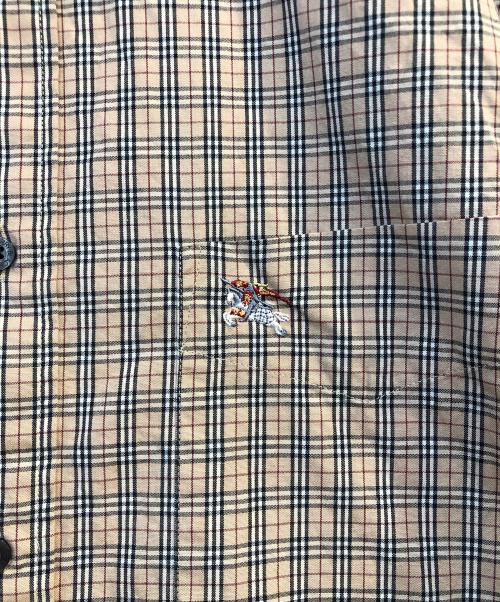 BURBERRY BLACK LABEL（バーバリーブラックレーベル）BURBERRY BLACK LABEL (バーバリーブラックレーベル) 長袖シャツ ベージュ×ブラック サイズ:3の古着・服飾アイテム