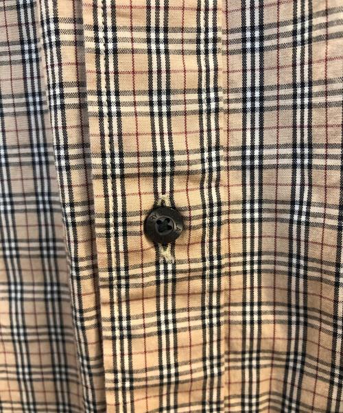 BURBERRY BLACK LABEL（バーバリーブラックレーベル）BURBERRY BLACK LABEL (バーバリーブラックレーベル) 長袖シャツ ベージュ×ブラック サイズ:3の古着・服飾アイテム