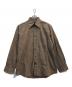 BURBERRY BLACK LABEL（バーバリーブラックレーベル）の古着「長袖シャツ」｜ベージュ×ブラック