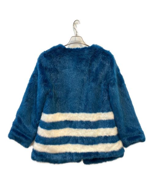 molliolli（モリオリ）molliolli (モリオリ) フェイクファーコート ネイビー サイズ:Mの古着・服飾アイテム