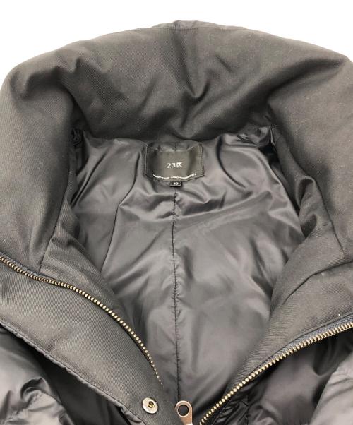 23区（ニジュウサンク）23区 (ニジュウサンク) ダウンコート ブラック サイズ:40の古着・服飾アイテム