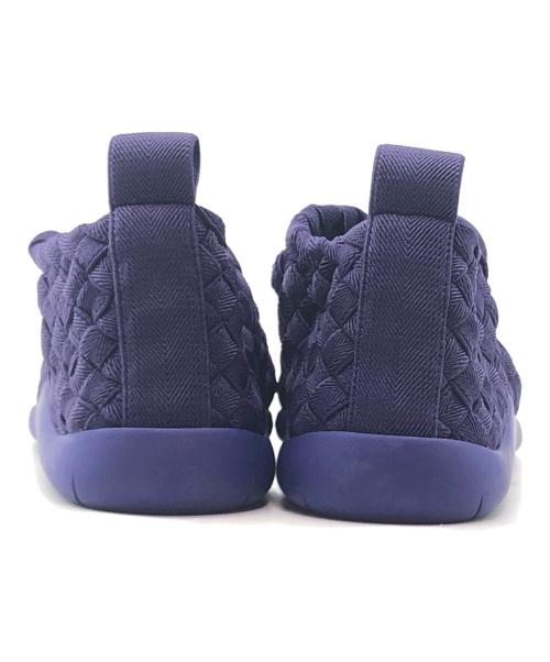 BOTTEGA VENETA（ボッテガベネタ）BOTTEGA VENETA (ボッテガベネタ) イントレチャートプラットスニーカー パープル サイズ:42の古着・服飾アイテム