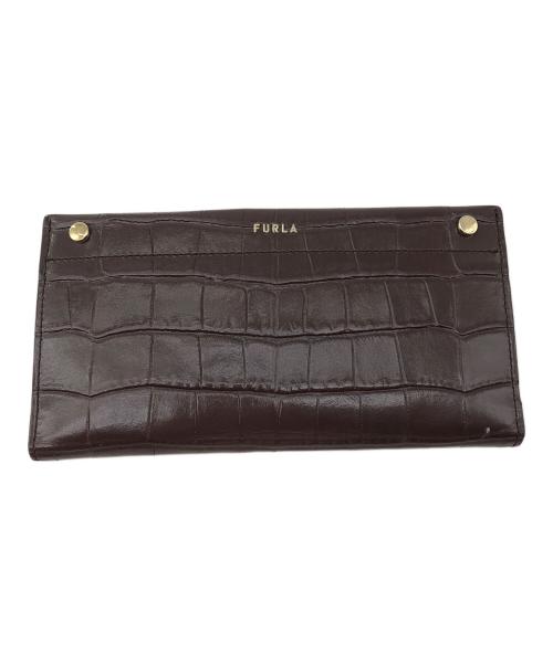 FURLA（フルラ）FURLA (フルラ) 長財布 ブラウンの古着・服飾アイテム