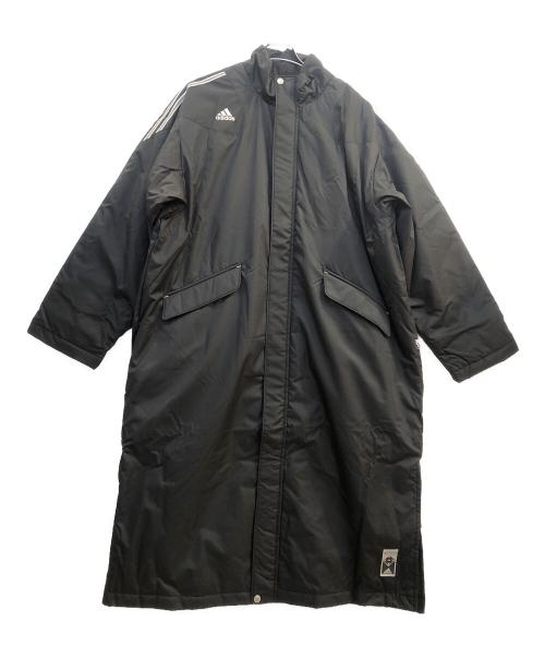 adidas（アディダス）adidas (アディダス) ベンチコート ブラック サイズ:O 未使用品の古着・服飾アイテム