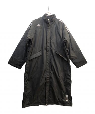 中古・古着通販】adidas (アディダス) ベンチコート ブラック サイズ:O