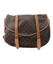 LOUIS VUITTON（ルイ ヴィトン）の古着「ショルダーバッグ  ソミュール43」｜ブラウン