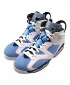 NIKEナイキ）の古着「ハイカットスニーカー　Air Jordan 6」｜ブルー×ホワイト