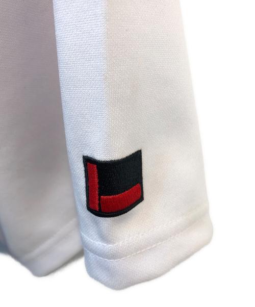 FUBU（フブ）FUBU (フブ) グラデーションゲームシャツ ホワイト×ブルー サイズ:XLの古着・服飾アイテム