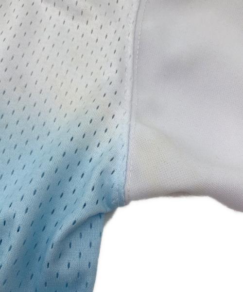 FUBU（フブ）FUBU (フブ) グラデーションゲームシャツ ホワイト×ブルー サイズ:XLの古着・服飾アイテム