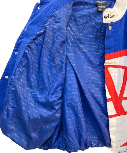 TEAM CALIBER（チームキャリバー）TEAM CALIBER (チームキャリバー) レーシングジャケット ホワイト×ブルー サイズ:XLの古着・服飾アイテム